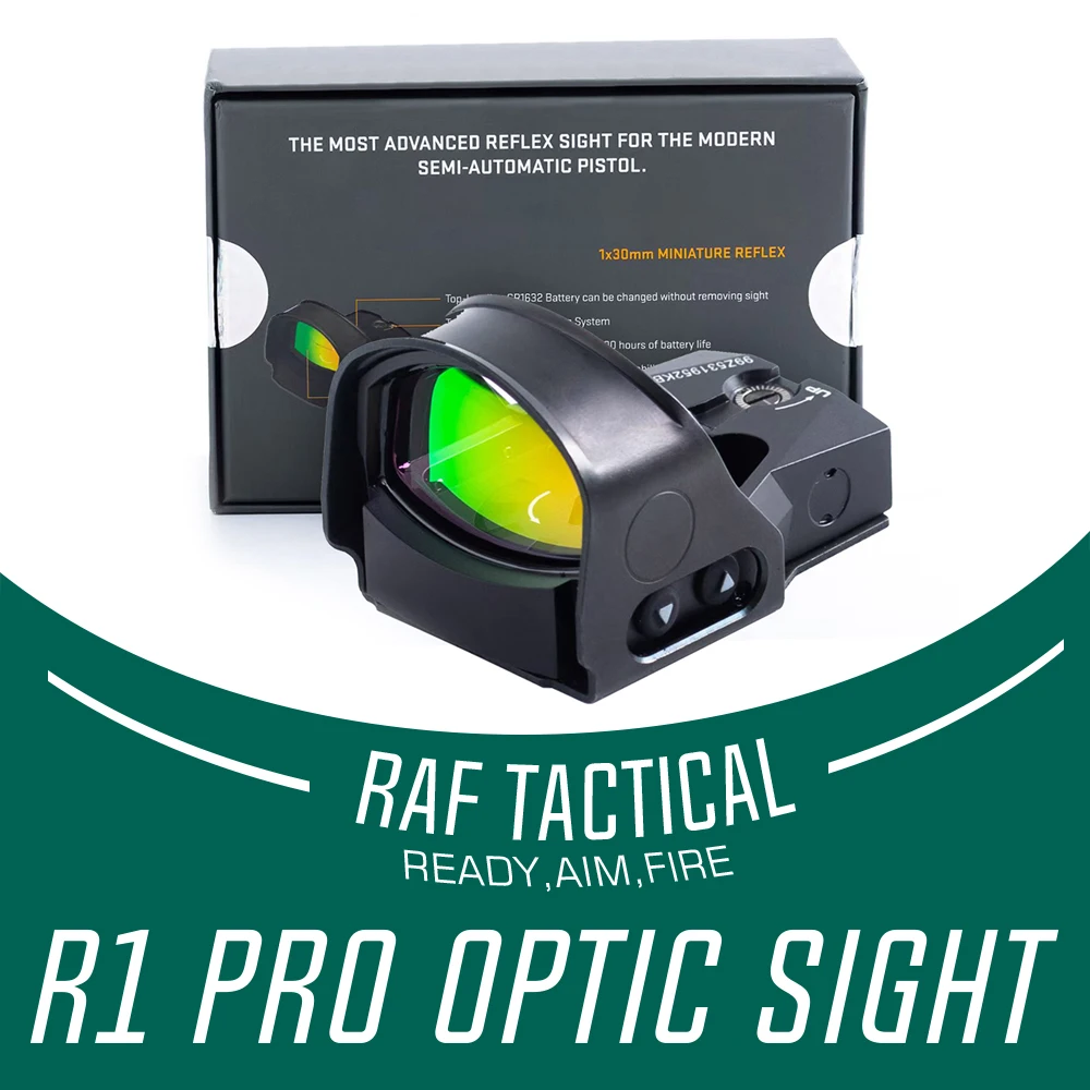 Original Romeo1 Pro R1 pro MOTAC Open-Reflex Sight Compact Red Dot Sight Tactical Riflescope With Protection Cover Fit 20mm Rail