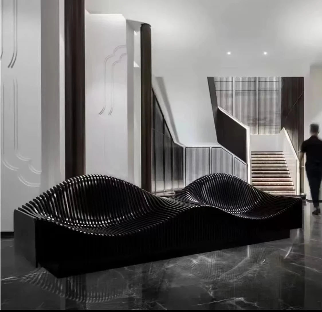 

Modern luxury hospital eco-friendly terrace outdoor furniture sofa combination sofa solid wood teak garden apartment school set