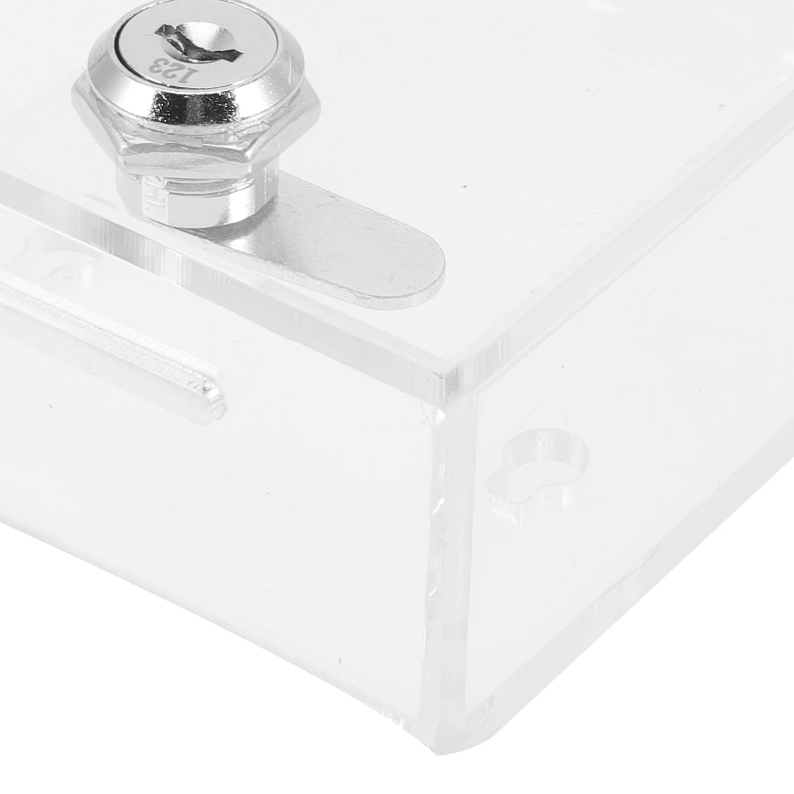 Transparent Storage Box 1 Layer Acrylic Phone Locker Cable Outlet Cover Cell Phone Case Lightweight Portable Focus Helper