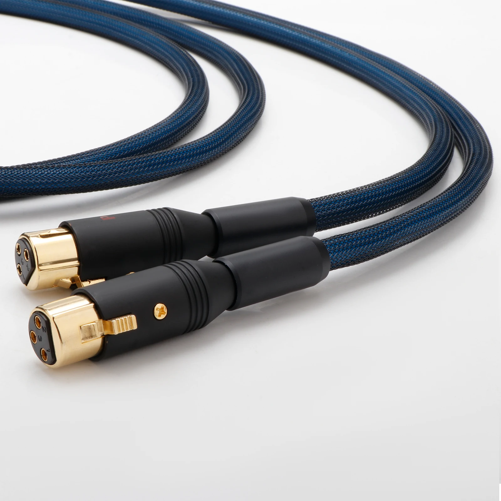 Hi-End XLR-Kabel, versilbert, 3-poliges XLR-auf-XLR-Kabel, Audio-Verlängerungskabel für Mikrofonverstärker – Detail 9
