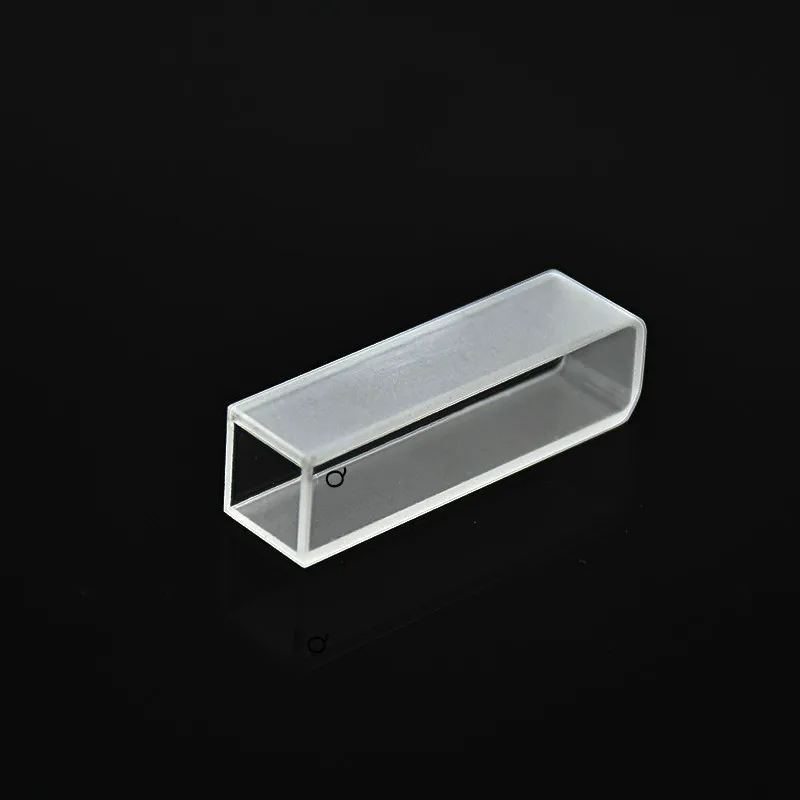 Quartz Absorption Cell 10mm Quartz Cuvette (Liquid Sample Cell) 3.5ml For Spectrophotometer High Temperature Fusion Process 2/PK