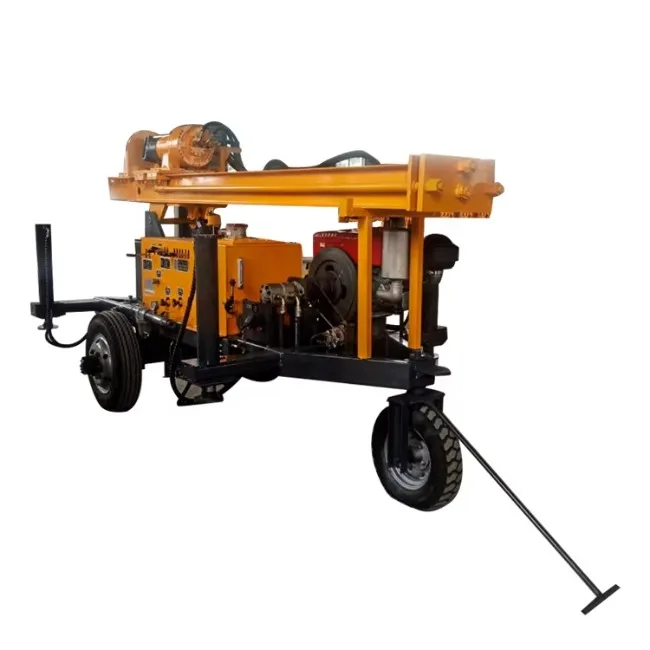 Crawler-Mounted Core Drilling Rig Crawler Drilling Rig Customized Water Well Drilling Rig Rough Terrain and Outdoor Drill