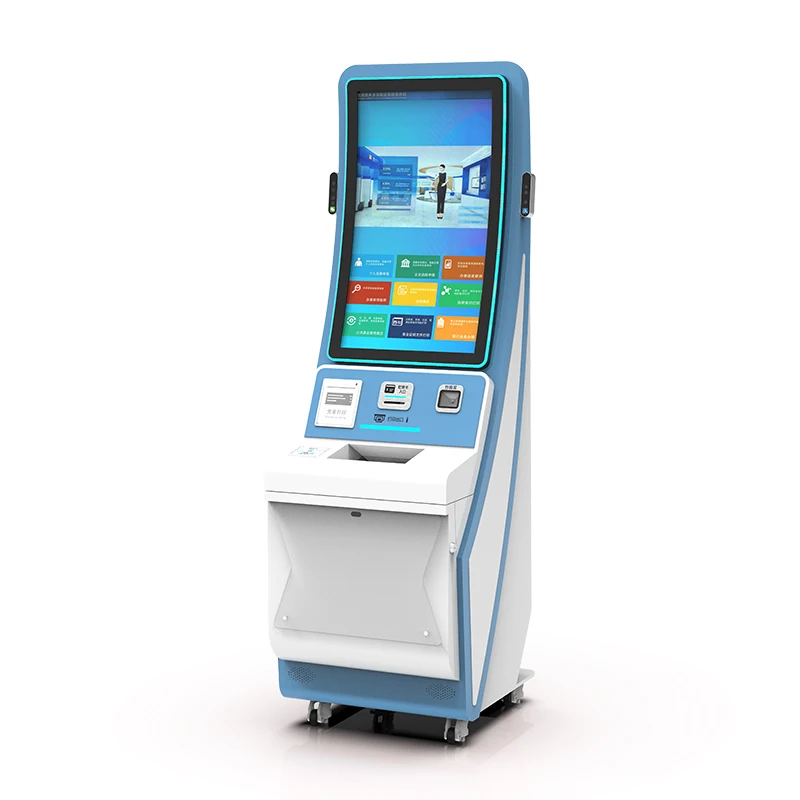 Multi Function Touch Screen Self Service Payment Kiosk with Printer and Cash Receiver