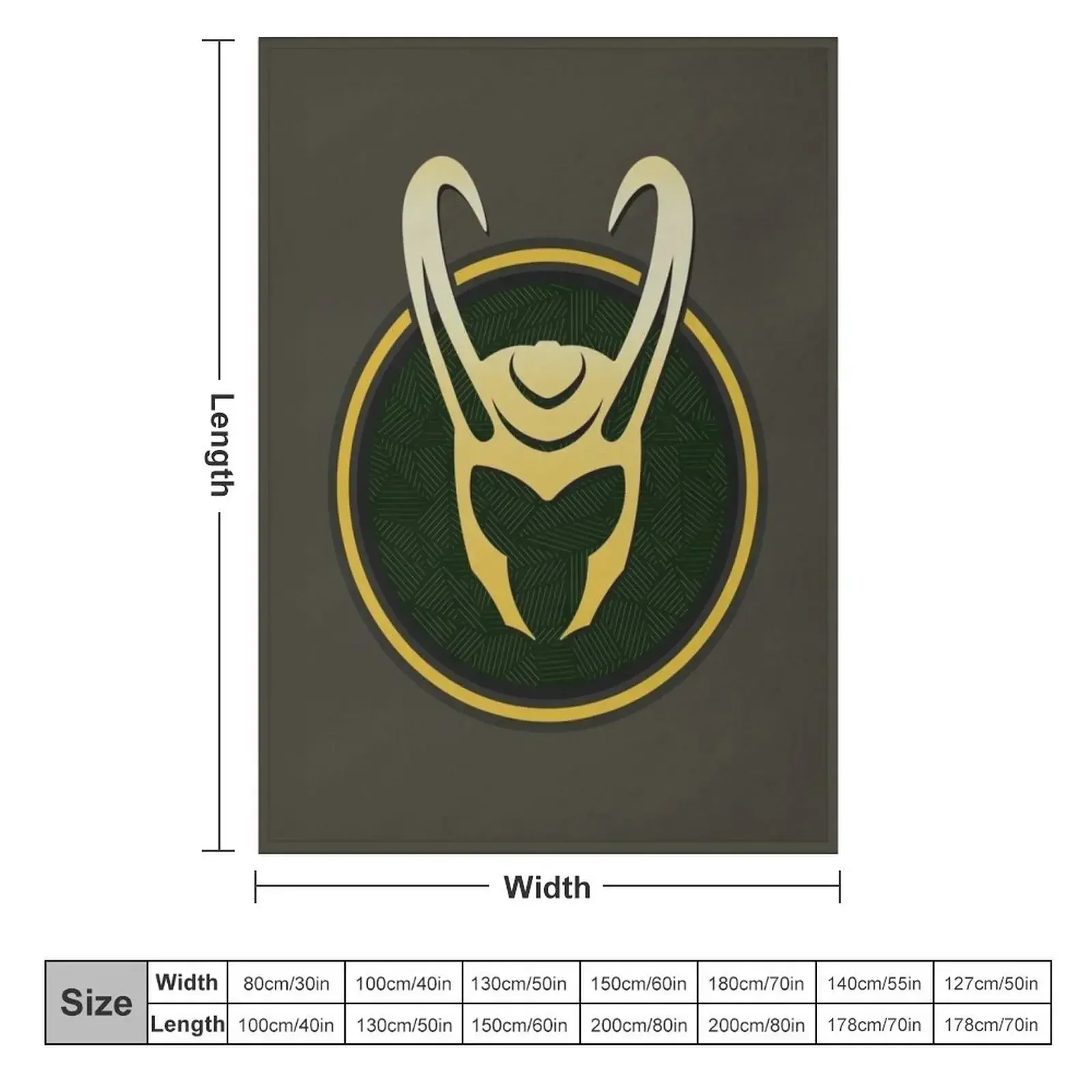 God Of Mischief Helmet Throw Blanket Decorative Sofas Decorative Sofa Single Blankets