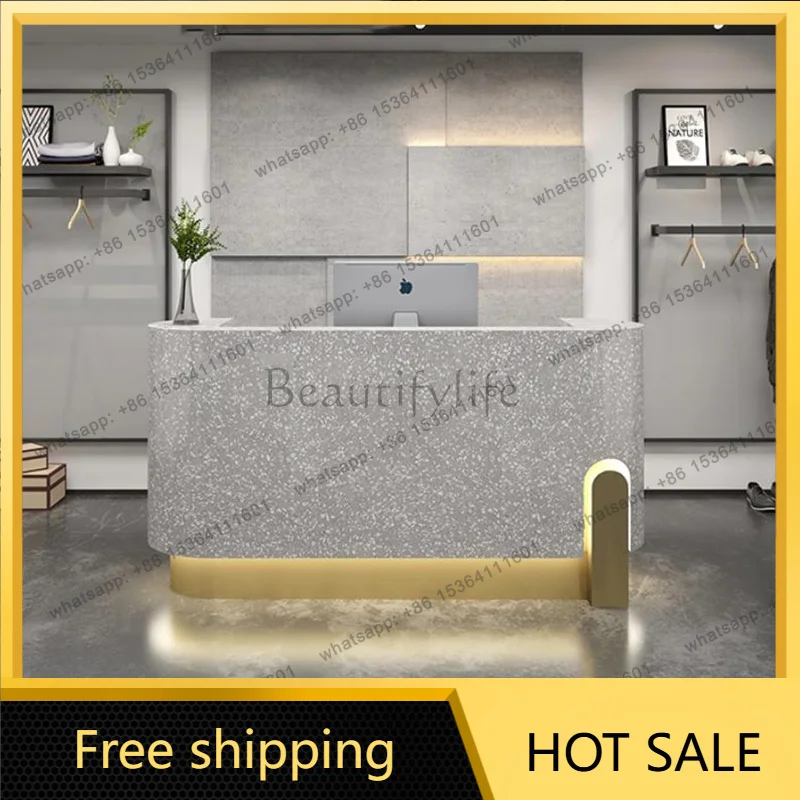 Best Sellers Best Led Lights Reception Desks Drawer Small Executive Unique Reception Desks Modern Beauty Mostrador De Tienda Tre