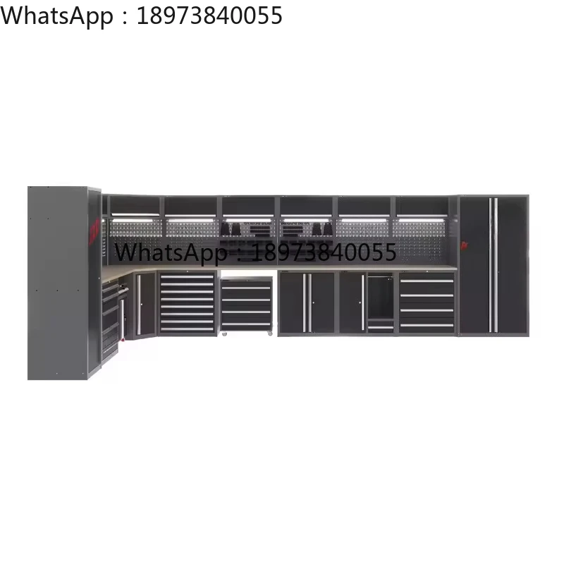 Workshop Garage Units Steel Tool Boxes and Storage Cabinets Large Combination Tool Cabinet Garage Workbench/Metal Furniture