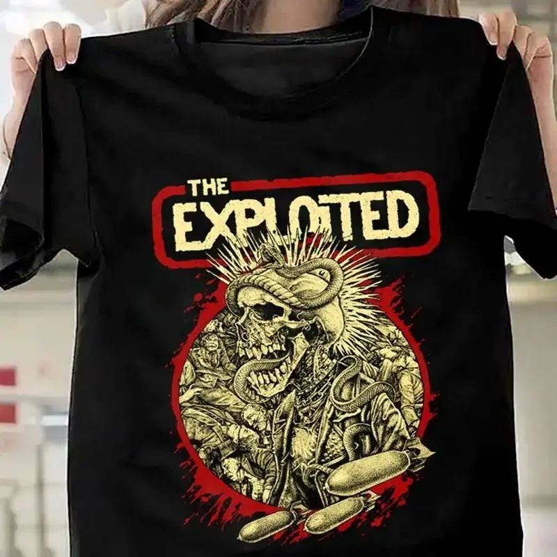 NEW Classic The Exploited Band 2024 Black All Size T Shirt YA84