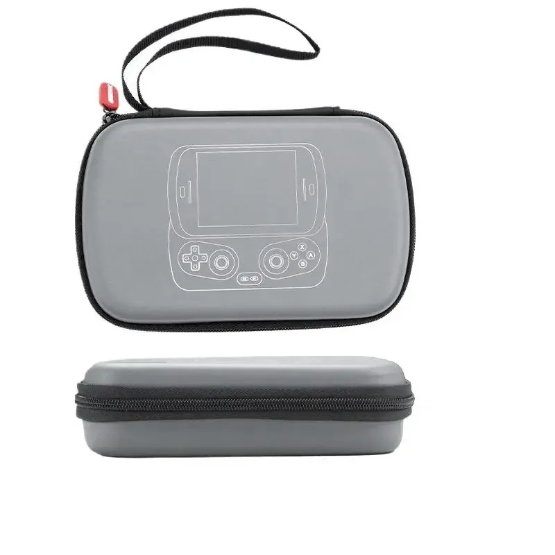 1 Piece PU Leather Shell Portable Organizer Bag For Anbernic RG Slide Game Console Handbag Travel Carry Case