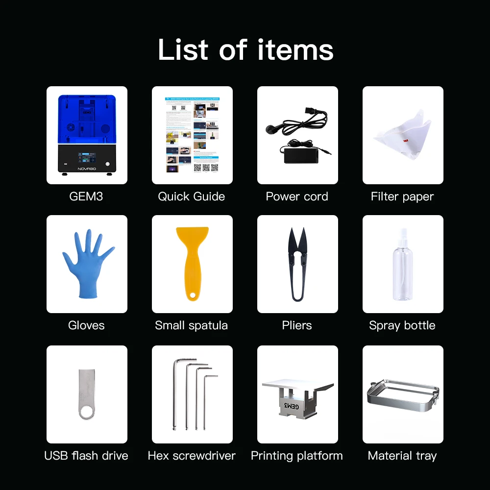 NOVA3D New Portable Dentl 3D Printer for Orthodontic Bracket Crown Design Professional Medical Equipment Denta Resin Printer