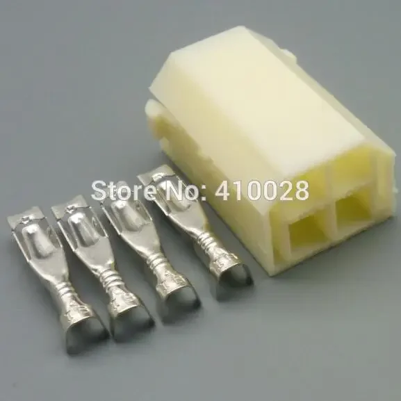 worldgolden 5/30/100sets 2.3mm 4pin 4way auto electric female plug, wiring harness connector