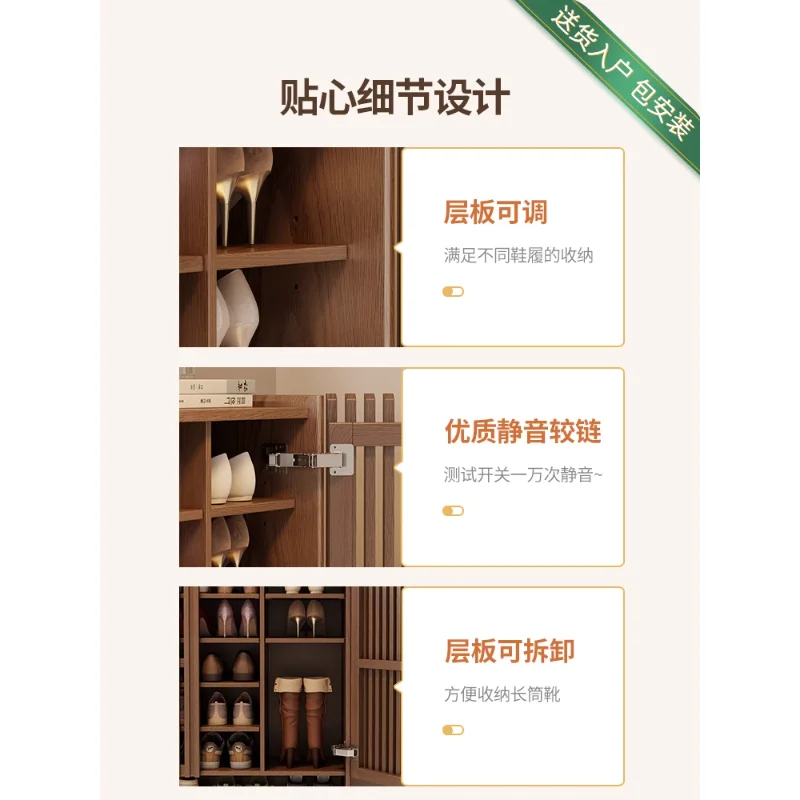 Small-sized furniture, living room, bedroom Capacity Multi-layer 2025 New Popular Home Entry Entrance Cabinet New Chinese