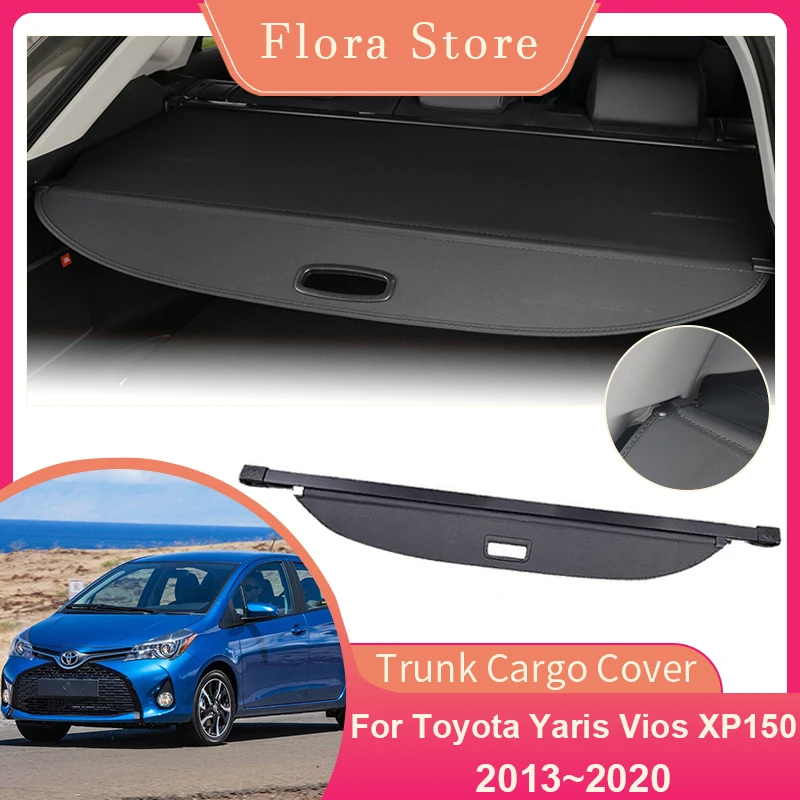 

Rear Trunk Cargo Cover for Toyota Yaris Vios XP150 Sedan Hatchback 2013~2020 Car Shield Shade Curtain Partition Board Accessorie