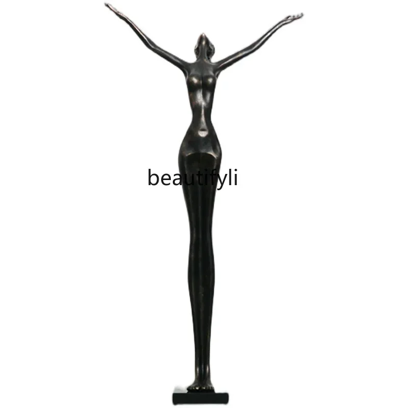 

Nordic humanoid art sculpture creative ball lamp hotel lobby exhibition hall sales department model room ornament floor lamp