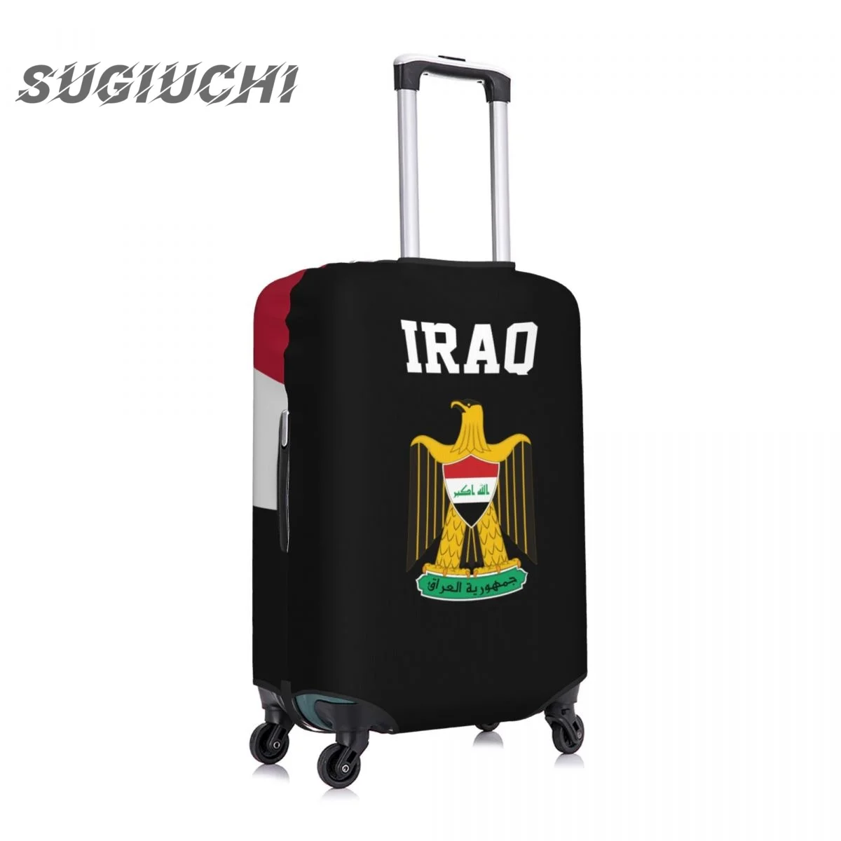 Iraq Country Flag Luggage Cover Suitcase Travel Accessories Printed Elastic Dust Cover Bag Trolley Case Protective