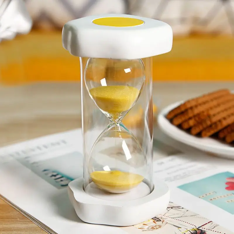 Plastic Drop Proof Hourglass Timer Creative Dining Table Ornament Kids 10/20/30 Minutes Half Hour Meal Learning Calculagraph New