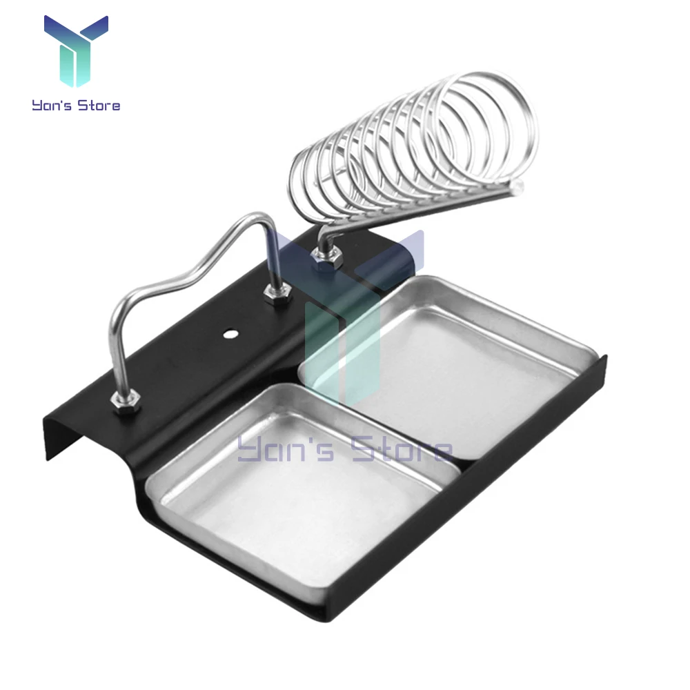 Soldering Iron Stand Holder Soldering Stand with Welding Cleaning Sponge High Temperature Resistance Welding Accessories Tools