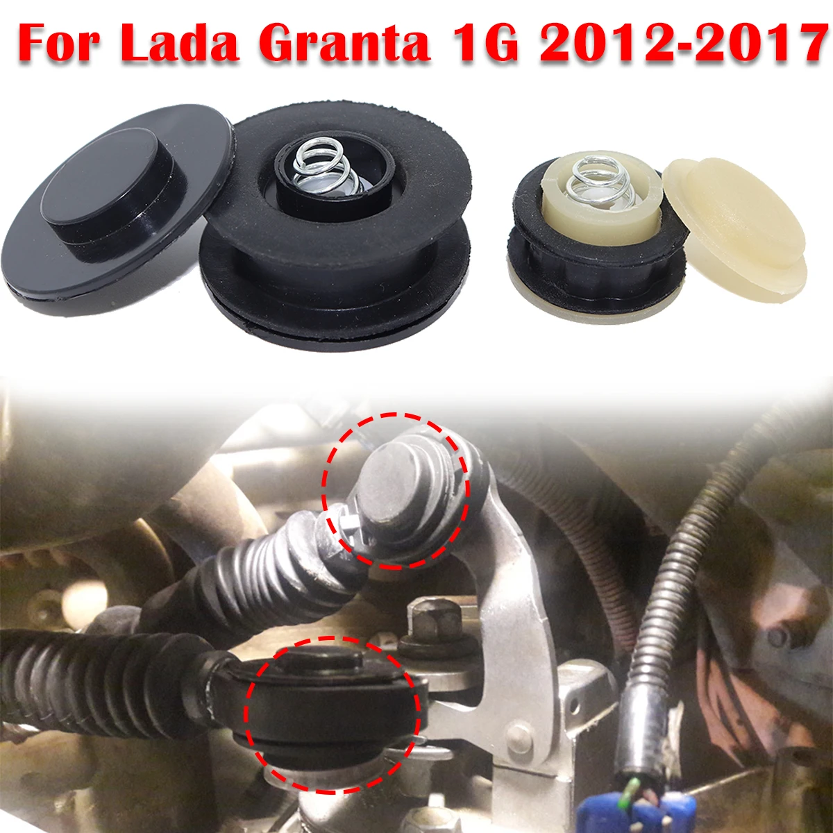 

Manual Gearbox Shift Cable Linkage Control Bushing Gear Shifter Lever Selector End Rod Connect Fix For Lada Granta 1G 2012-2017