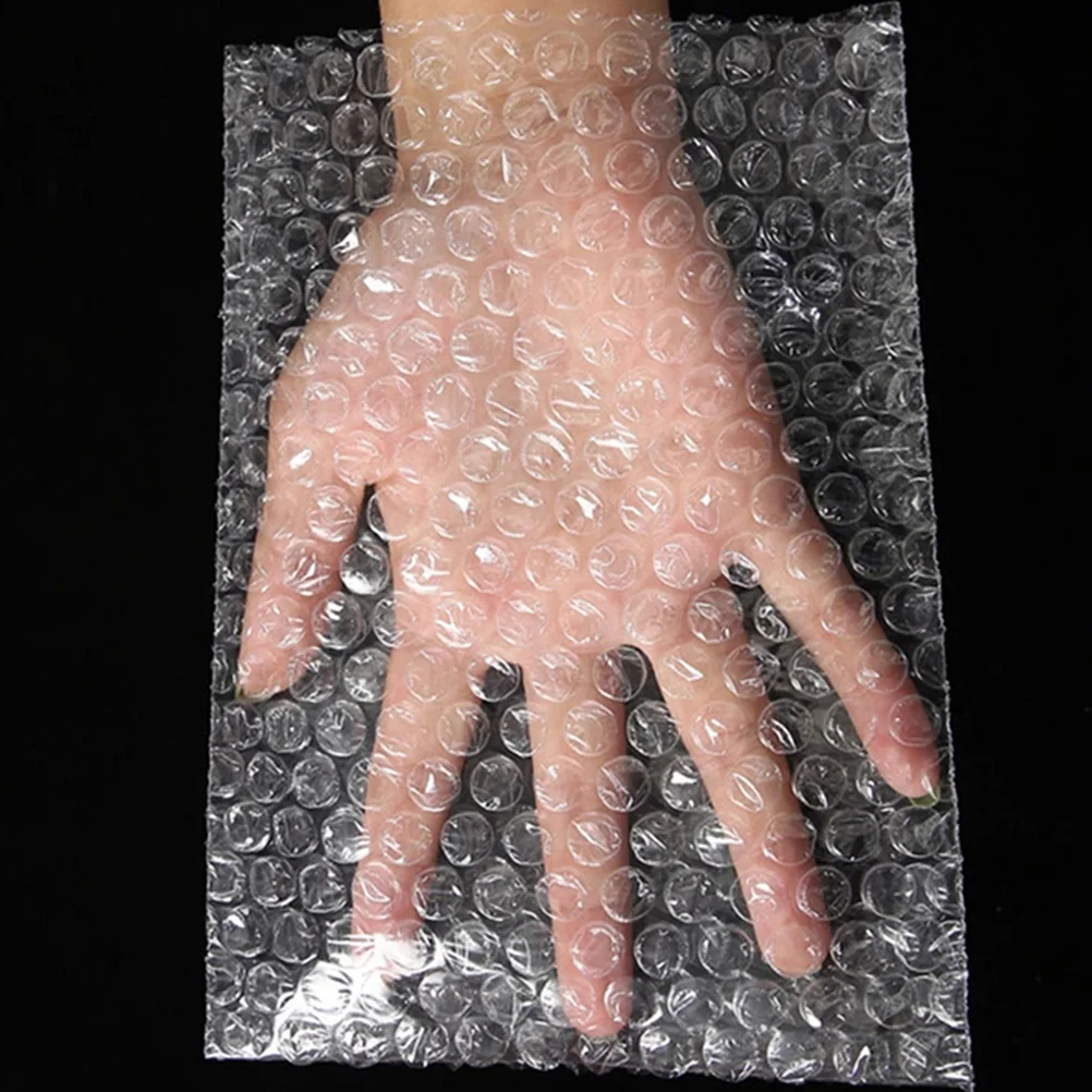 100Pcs Bubble Bags Double Wall Cushion Protective Pouch Clear Sheet Protector for Shipping Moving Storage Packing