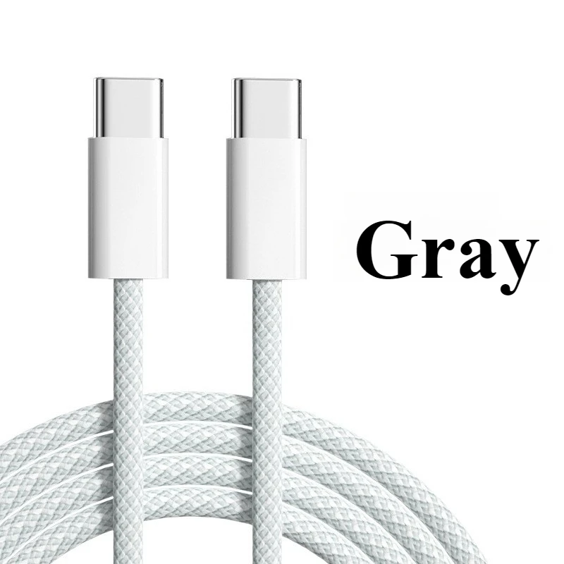 60W PD USB-C To USB C Fast Charger Cable for Apple IPhone 16 Pro Max 15 Plus Type-C Charging for Samsung Xiaomi IPad MacBook - náhled 6