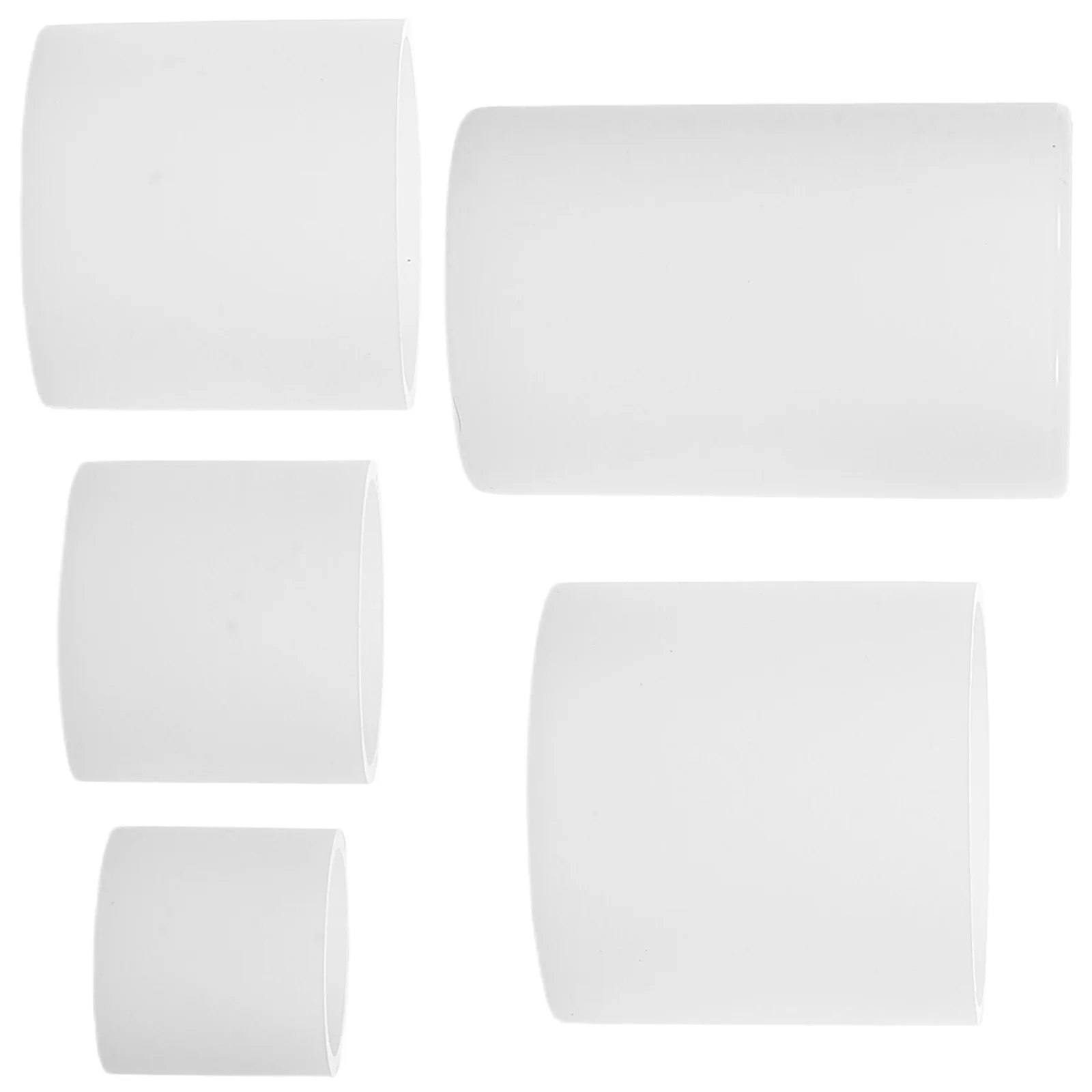 

5pcs Round Molds Silicone Resin Mold Set 5 Sizes Reusable Easy Release Pillar Cylinder Mold For Diy Crafts Making