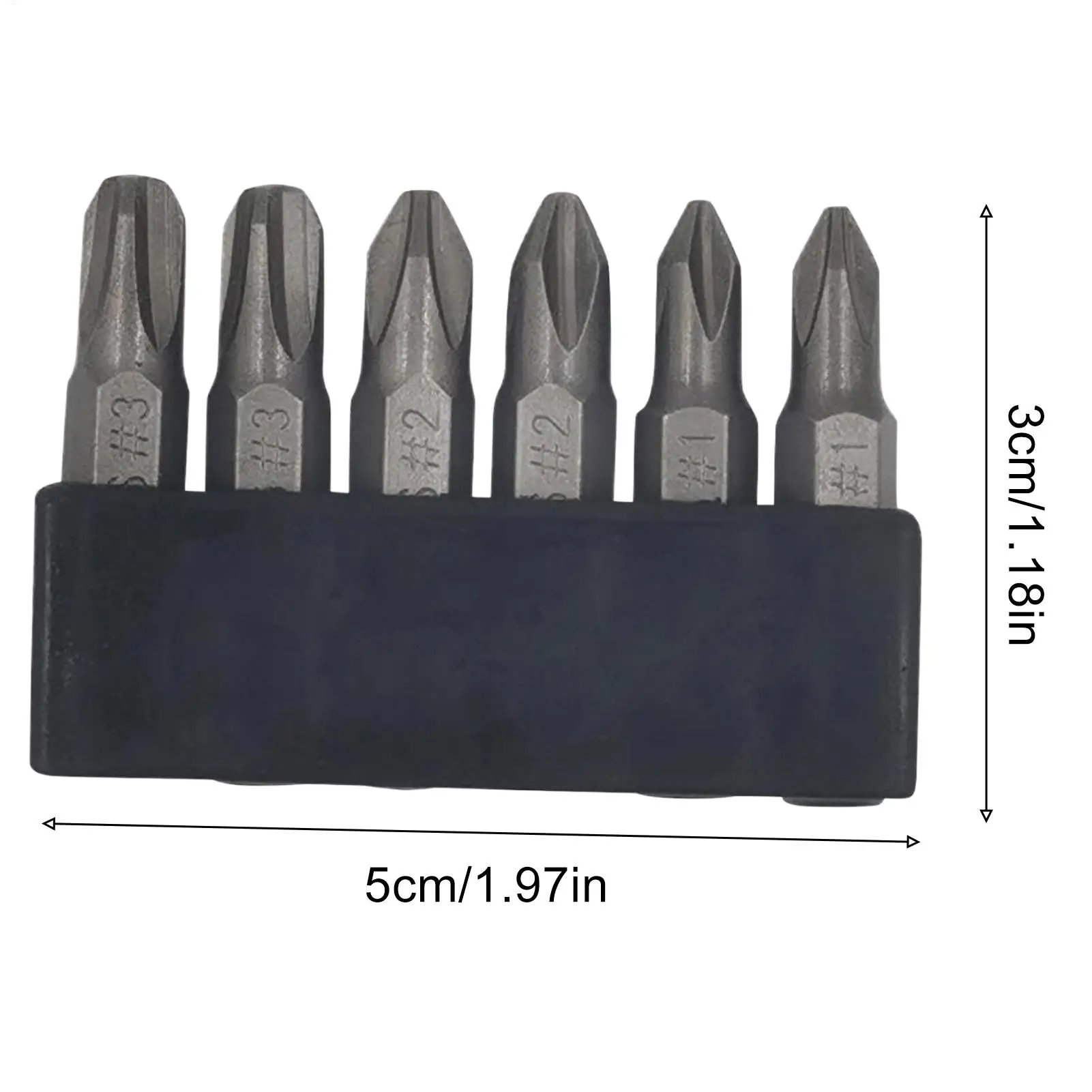 Screwdriver Bits 1/4 Hex Shank 35mm Heavy Duty Repair Tools 6-Piece Ratchet Nut Screw Driver Bits For Woodworking Plumbing view 6