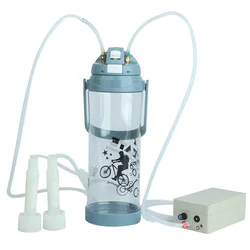 3L Electric Milking Machine Portable Plastic Double Head Vacuum Pump Milker for Farm Sheep Cows Goats Tool Farm Feeding Tools
