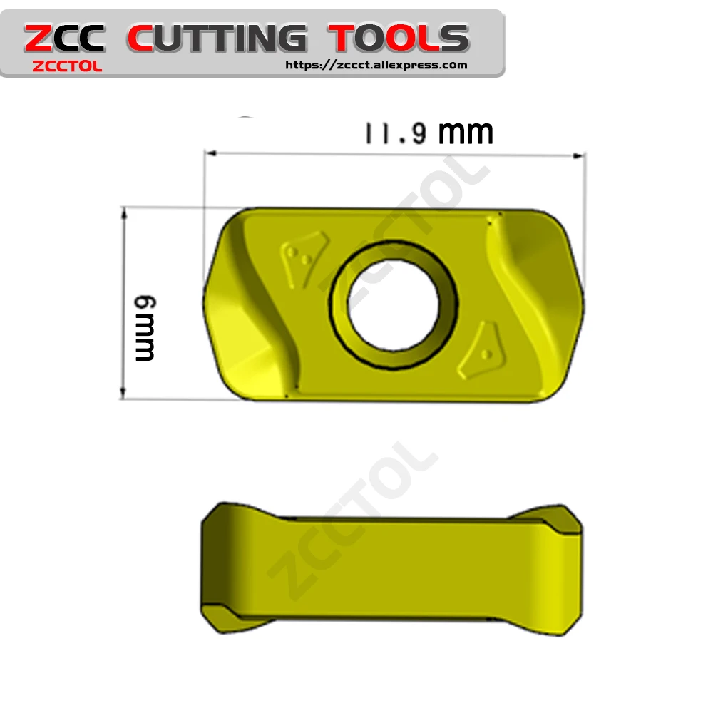 ZCC Milling Insert ENMX1206T3-GM ENMX 1206T3 GM P20M P20T YB9320 Analogue product of LNMU0303