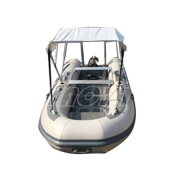 Small Craft 13ft RIB 390 Durable Hypalon PVC Aluminum Rib Inflatable Boats for  Fishing River