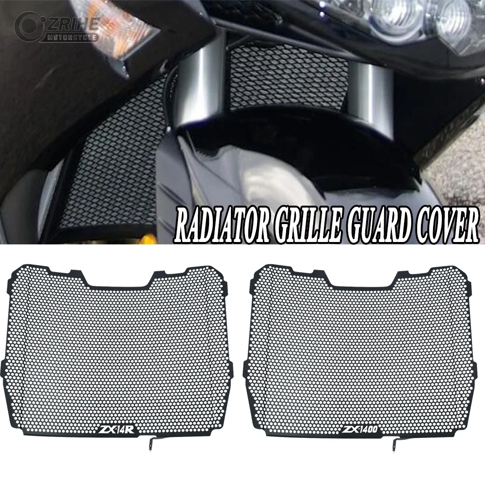 

Motorcycles For Kawasaki Ninja ZX-14R/ ABS ZX1400/ ABS/ABS SE 2012-2023 2022 2021 2020 Radiator Grille Guard Cover Protection