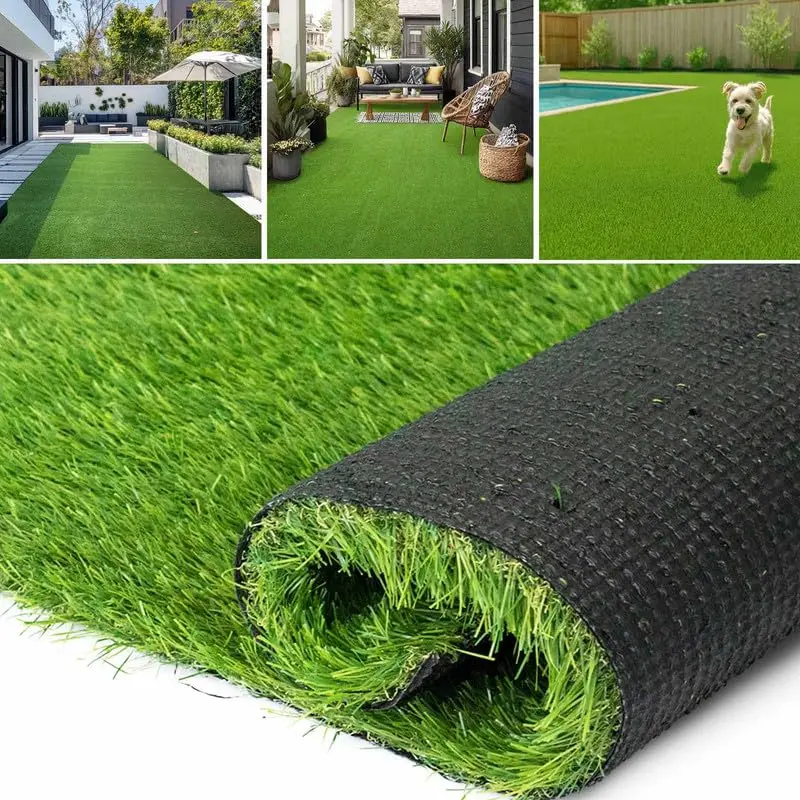 High-Density Artificial Turf Grass 5FT x 22FT, 1.38