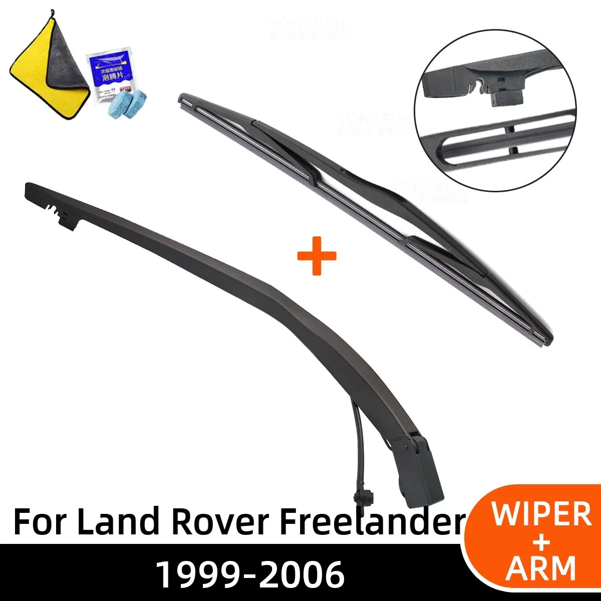 

Rear Wiper Blade and Arm For Land Rover Freelander 1999-2006 14" Car Windshield Accessories Fit Tailgate Window Rain Brush