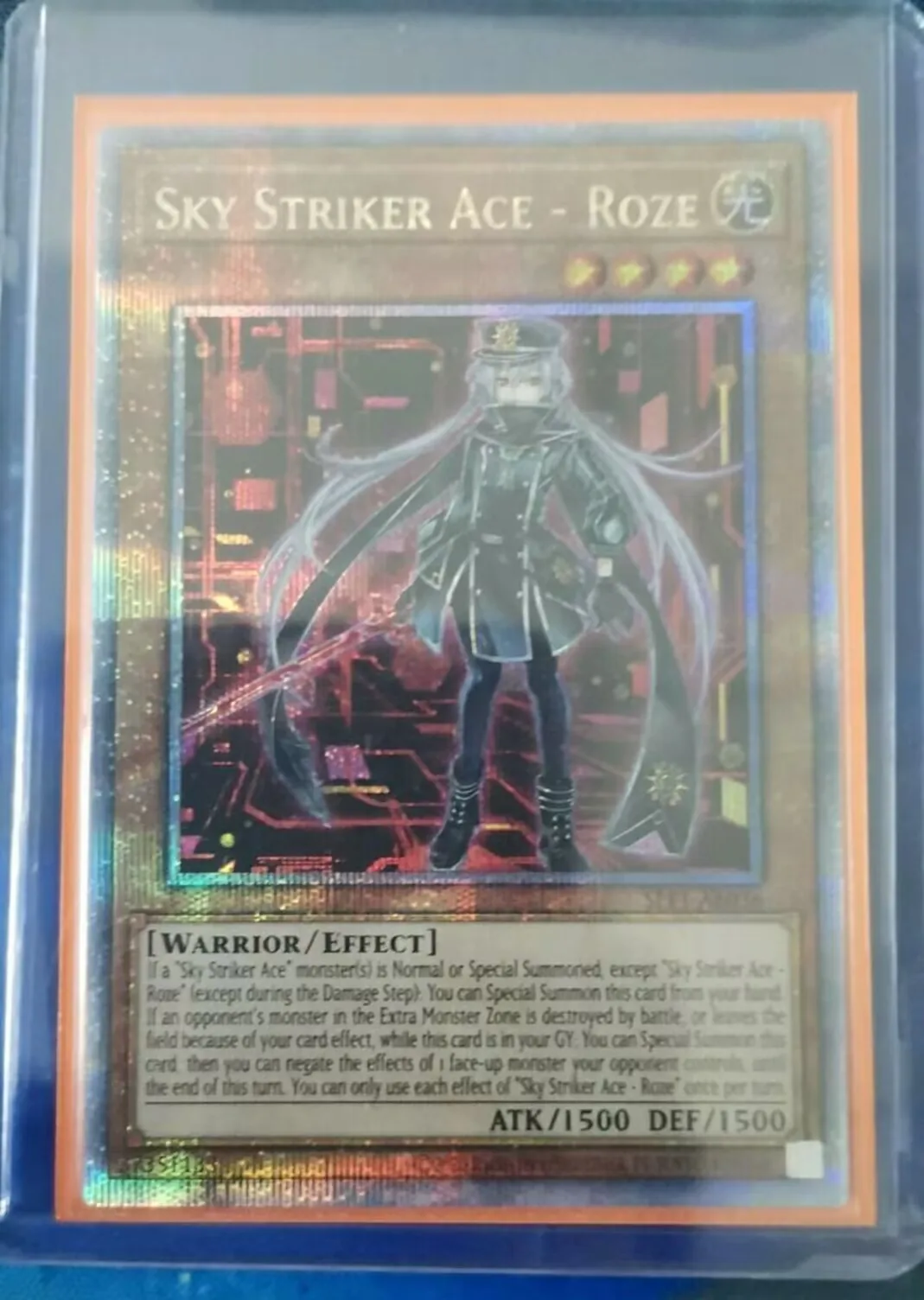 

Yugioh KONAMI Duel Monsters SLF1-AE036 Sky Striker Ace - Roze 25th Quarter Century Secret Asian English Collection Mint Card