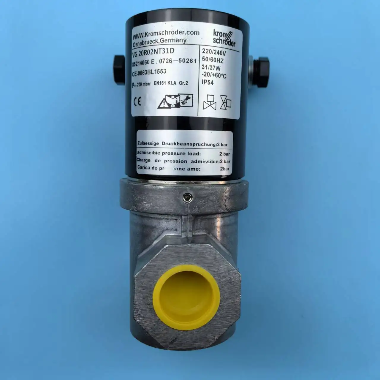 

Gas Solenoid Valve KROM Schroder VG15R03NT31DMVZ VG25R03NT31DMVZ VG40R03NT31D Boiler burner Parts