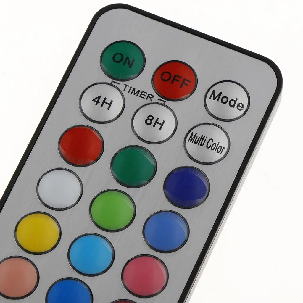 Multifunctional 18-key Remote Control for LED Flameless Candle Adjustable Modes Multi Light Colors