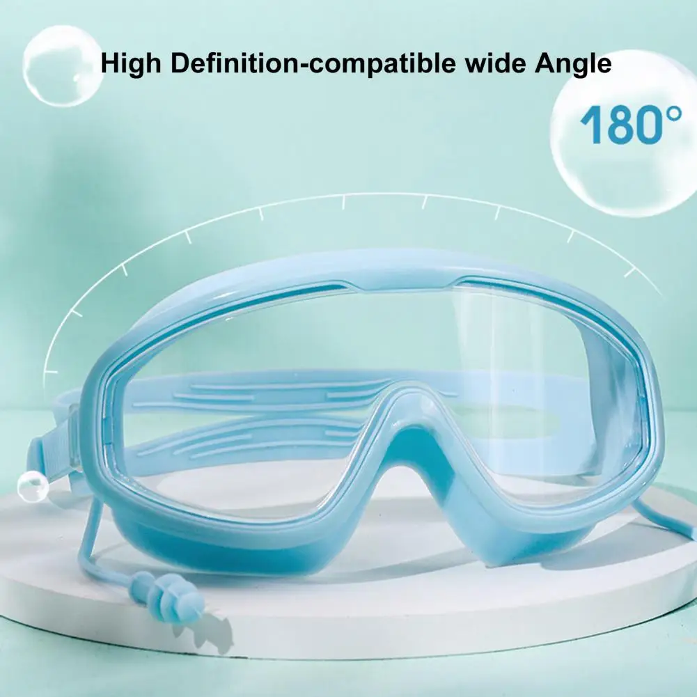 Gafas de natación para adultos, lentes ópticas prácticas, gran angular, para exteriores, subacuáticas