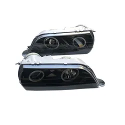 A Pair Car LED Projector Halo Headlight  For Toyota CHASER GX100 JZX100 1996 1997 1998 1999 LED Dragon Price