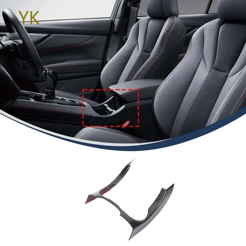 

For Subaru WRX 2022-2024 Real Carbon Fiber Car Central Control Cup Holder Frame Cover Decoration Interior Car Accessories