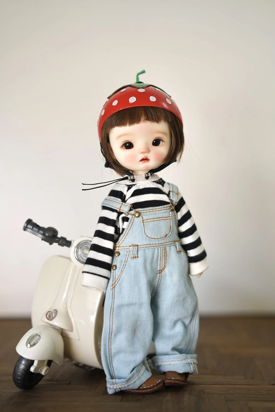 1/6 Bjd Doll Versatile Cowboy Strap Pants Doll Jumpsuit For Azone Blythe Licca Joint Body Girl Doll Accessories Birthday Gift