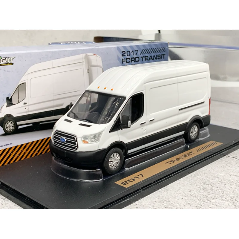 Greenlight Diecast 1:43 Skala 2017 Transit Van Model Samochodu ze Stopu Wykończony Model Symulacyjny Kolekcja Dekoracja Prezent Zabawka Statyczny Model Wystawowy