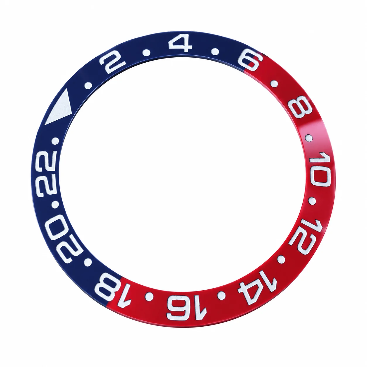 mk3 high quality blue red all Ceramic Bezel Insert For Rolex GMT Master II 126710 116710 watch
