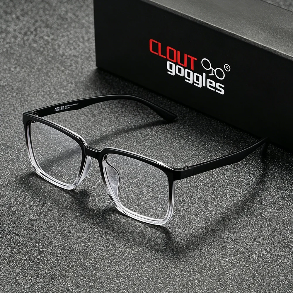 CLOUT GOGGLESS Large Size Spectacles Frame, Unisex