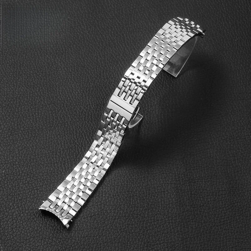 Correa de reloj de acero inoxidable de alta calidad de 19mm para Tissot 1853 Le Locle T41/T006, accesorios de pulsera para reloj de hombre