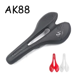 AK88 Carbon Fiber Bicycle Saddle Mountain Bike Seat Men Women Full Carbon Road Bike Saddle Wide Race Cycling Bike Seat accessory