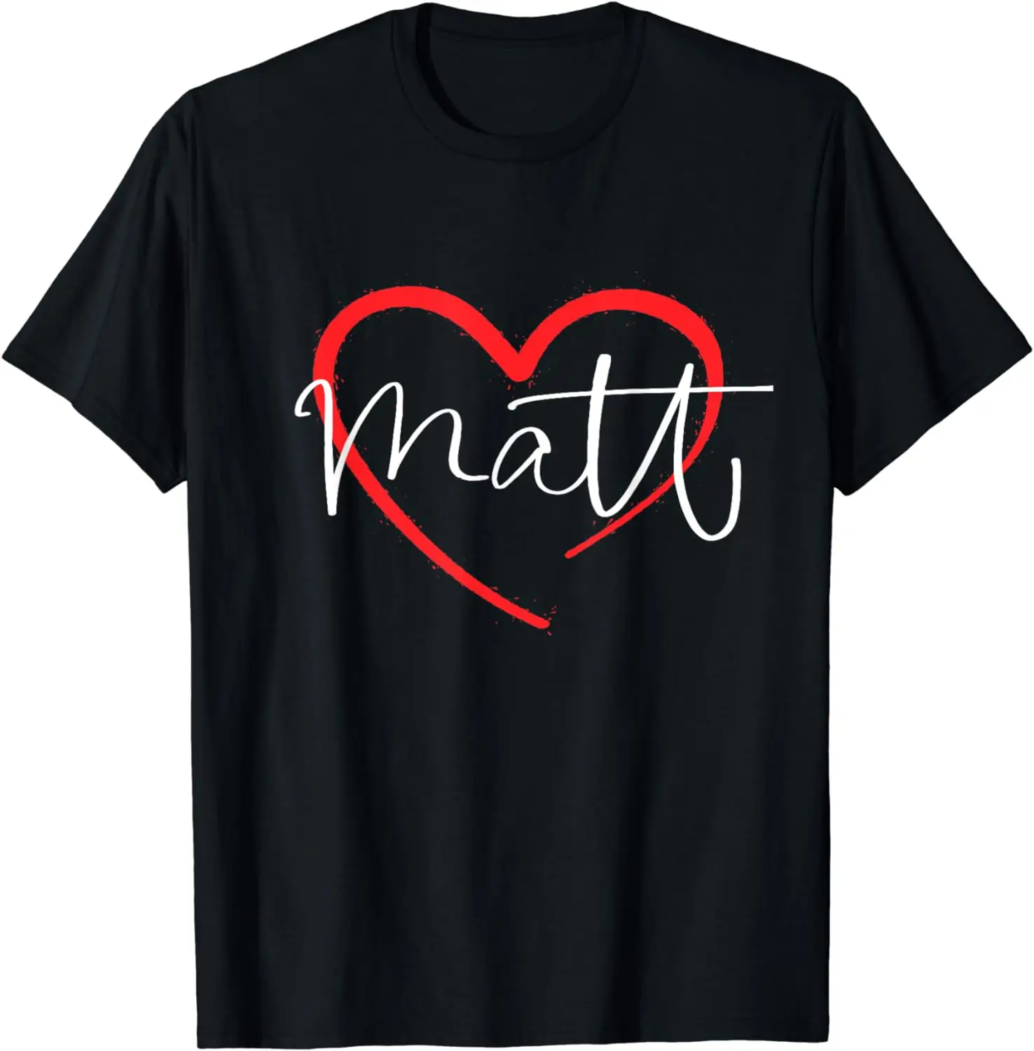 

Персонализированная футболка Matt I Heart Matt I Love Matt