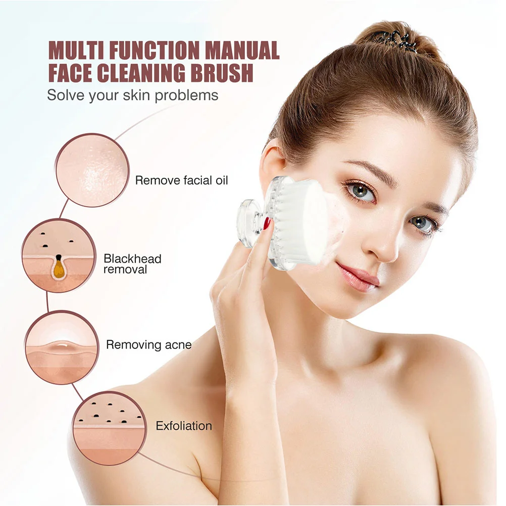 Cleansing Brush Skin Face Facial Scrubber Exfoliator Tool for and Exfoliating Cleaning