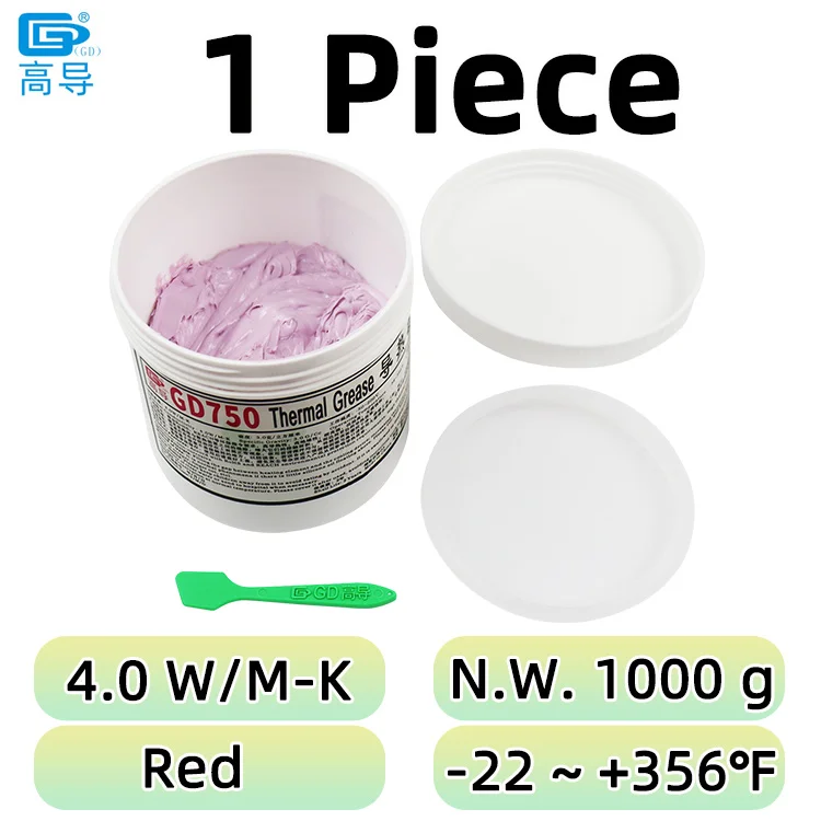GD900 GD007 GD-2 Koelpasta Nettogewicht 1000g voor CPU GPU LED PS5 Printer Koeling Koeler Pasta Gips Koellichaam Compound CN