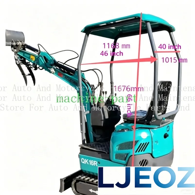 For Heli Hangcha Longgong Liugong Mini Excavator Car Cover Warm Awning Pvc Windproof