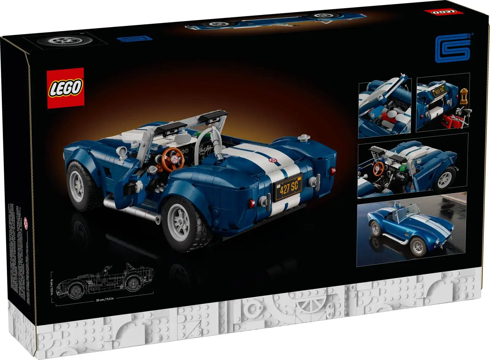 LEGO ®   Icons Shelby Cobra 427 S/C (10357) Kit modello di auto per adulti 18+ età 1241 pezzi