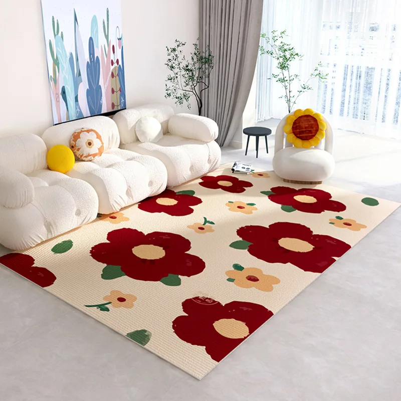 Premium coffee table blanket room non-slip bedroom bedside blanket household sofa floor mat MS23 sjb