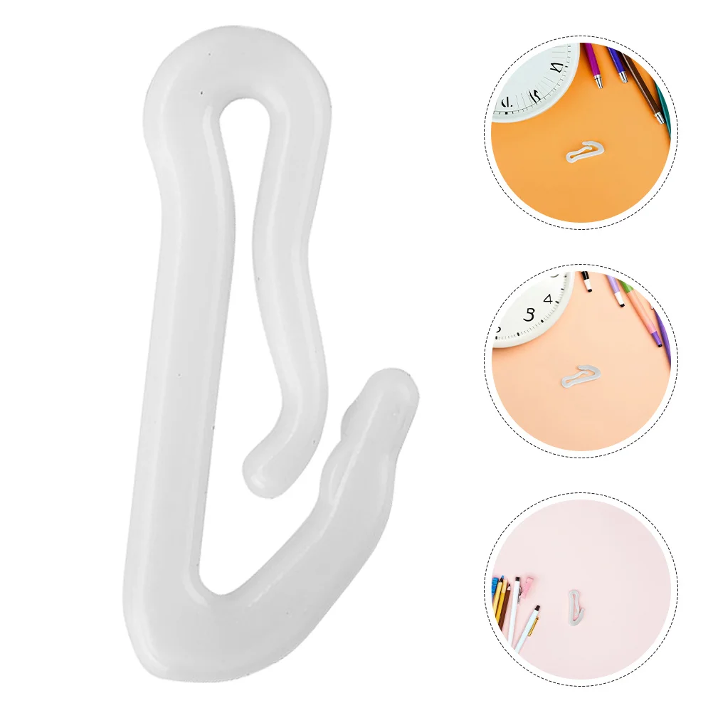 

100Pcs Efficient Greenhouse Hooks Plastic Film Clamps for Quick Setup and Removal Enhancing Watermelon Cultivation Environments